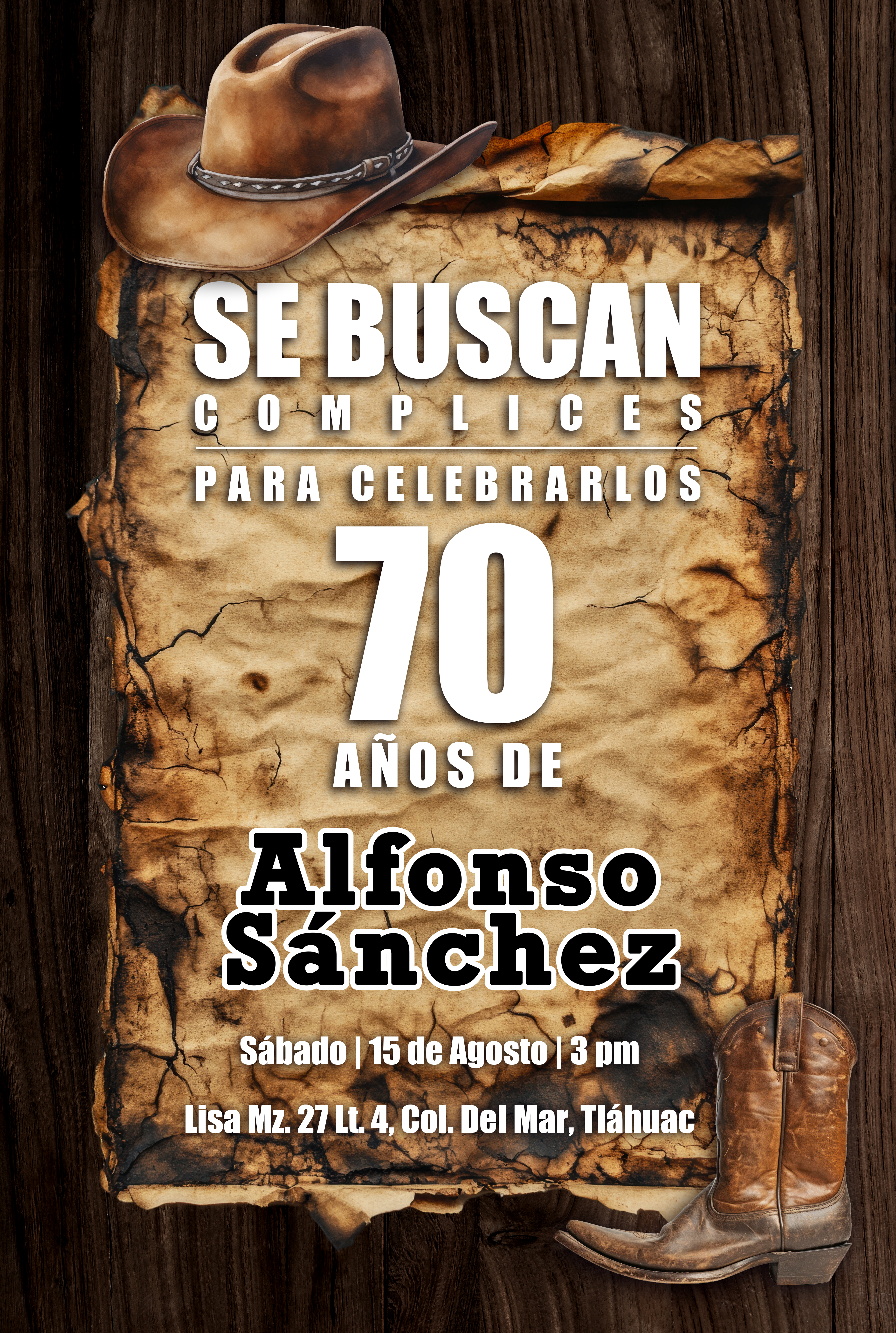 Se buscan cómplices para celebrar los 70 años de Alfonso Sánchez